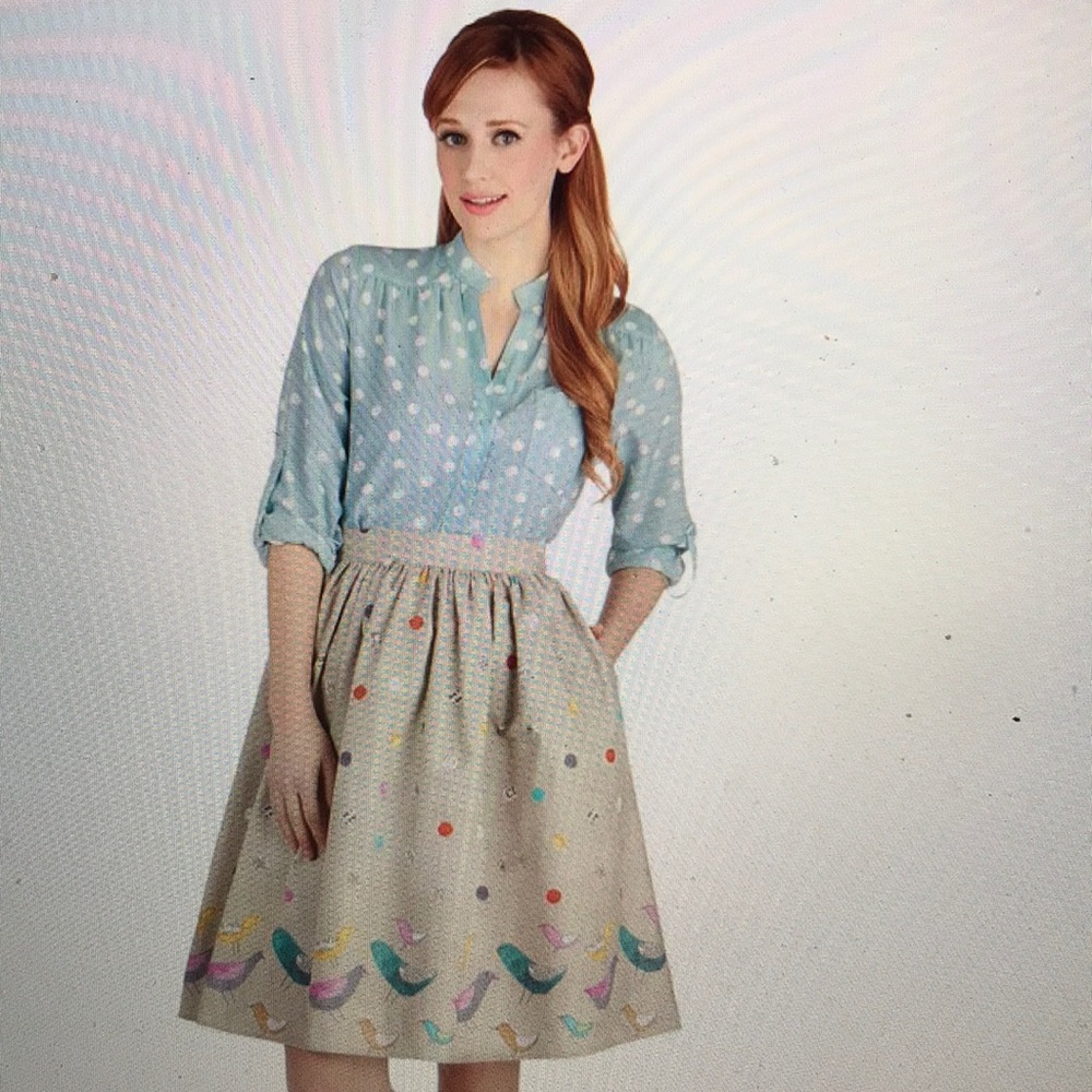 Scrapbook swap skirt
